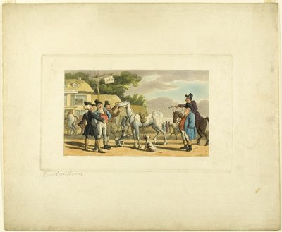 Doctor Syntax Sells Grizzle, The Tour of Doctor Syntax tekijältä Thomas Rowlandson
