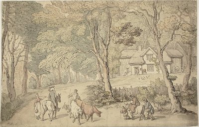 Tohtori syntaksi tiellä tekijältä Thomas Rowlandson