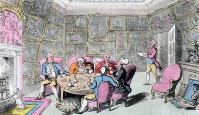 Doctor Syntax with My Lord, 1800-luvun alku. tekijältä Thomas Rowlandson