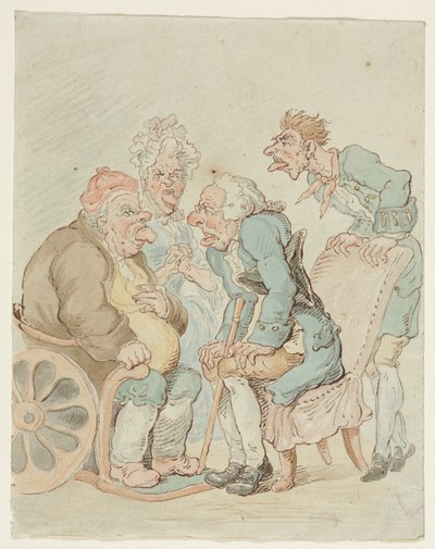 Tohtori, 1800-luvun loppu tai 1900-luvun alku. tekijältä Thomas Rowlandson