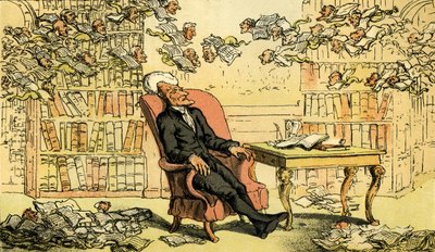 "Dr Syntax - lääkärin unelma" tekijältä Thomas Rowlandson