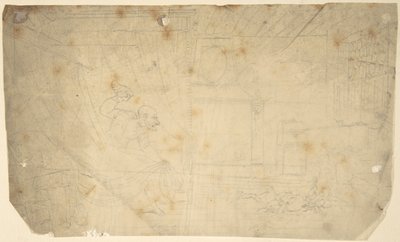 Tohtori Syntax menettää peruukkinsa tekijältä Thomas Rowlandson