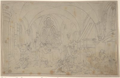 Tohtori Syntax ja eläkkeellä olevat kettujen metsästäjät tekijältä Thomas Rowlandson