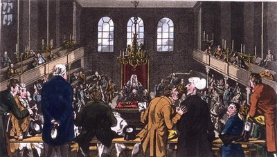 Tohtori syntaksi alahuoneessa tekijältä Thomas Rowlandson
