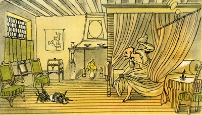 "Dr Syntax menettää peruukkinsa" tekijältä Thomas Rowlandson