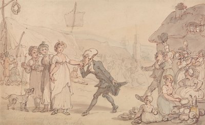 Dr. Syntaksi Kitty Cowslipin kanssa tekijältä Thomas Rowlandson