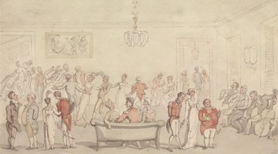Tyylikäs paritanssi tekijältä Thomas Rowlandson