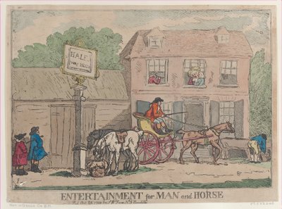 Viihdettä ihmiselle ja hevoselle, 25. lokakuuta 1788, 25. lokakuuta 1788. tekijältä Thomas Rowlandson