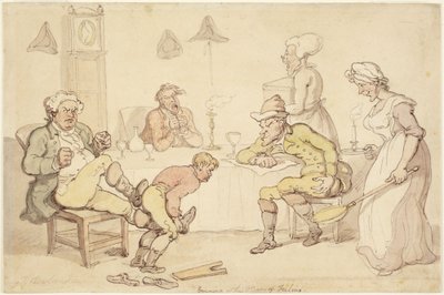 Ilta tai Tunteellinen mies tekijältä Thomas Rowlandson
