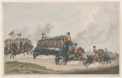 Retkikunta tai sotilaslento tekijältä Thomas Rowlandson