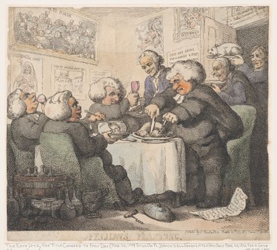 Juhlavierailu tekijältä Thomas Rowlandson