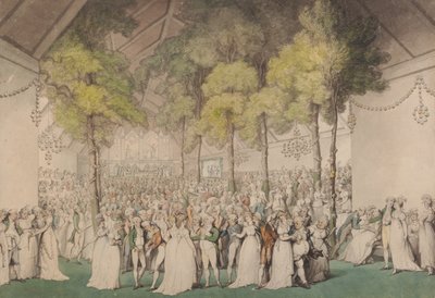 Juhlatilaisuus Boodles Clubissa Ranelaghissa George III:n kunniaksi tekijältä Thomas Rowlandson