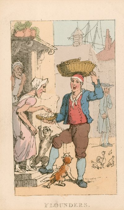 Flounders tekijältä Thomas Rowlandson
