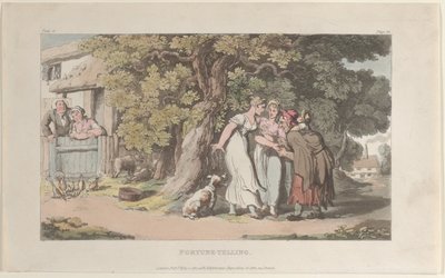 Ennustaminen, The Vicar of Wakefield, 1. toukokuuta 1817., 1. toukokuuta 1817. tekijältä Thomas Rowlandson