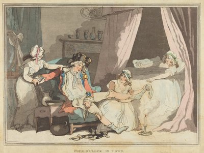 Kello neljä kaupungissa tekijältä Thomas Rowlandson