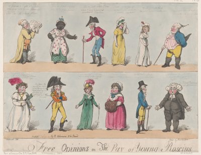 Ilmaisia mielipiteitä nuoren Rosciuksen palkasta, 26. helmikuuta 1805, 26. helmikuuta 1805. tekijältä Thomas Rowlandson