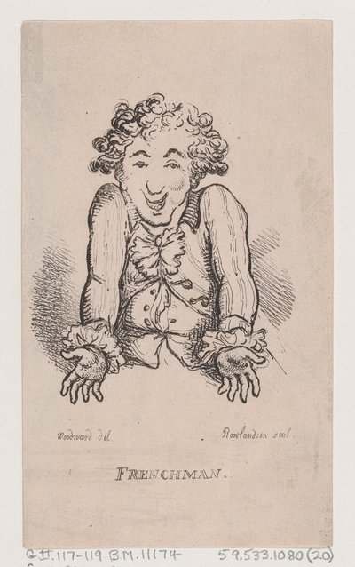 Ranskalainen, huhtikuu 1808, huhtikuu 1808. tekijältä Thomas Rowlandson