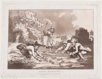 Sammakonmetsästys tekijältä Thomas Rowlandson