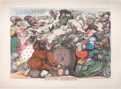 Funcking the Corsican, 6. joulukuuta 1813., 6. joulukuuta 1813. tekijältä Thomas Rowlandson