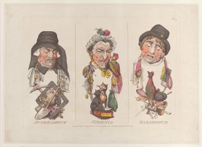 Hautajaiset, Virginia, Hazard, 15. elokuuta 1800, 15. elokuuta 1800. tekijältä Thomas Rowlandson