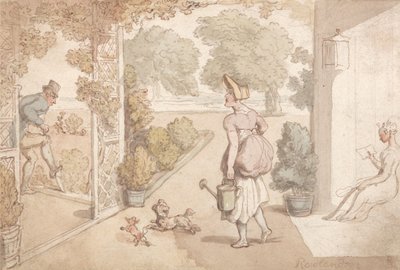 Puutarhanhoito tekijältä Thomas Rowlandson