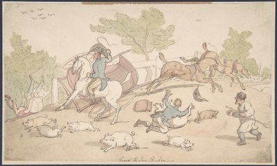 Siirtyminen Ivy Bridgeen tekijältä Thomas Rowlandson