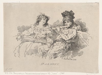 Harmony, 12. elokuuta 1785, 12. elokuuta 1785. tekijältä Thomas Rowlandson