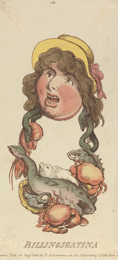 Otsikot: Billingsgatina tekijältä Thomas Rowlandson