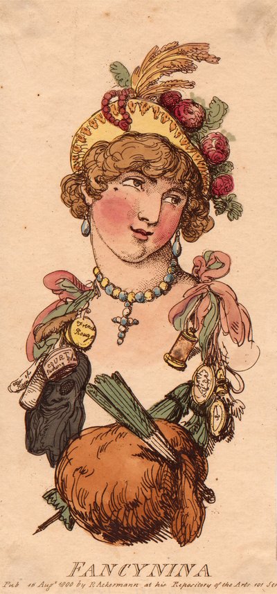 Päälliköt: Fancynina tekijältä Thomas Rowlandson
