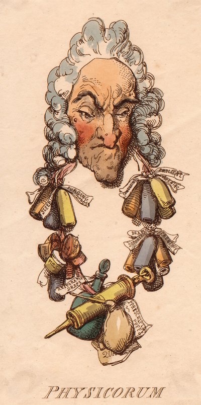 Otsikot: Physicorum tekijältä Thomas Rowlandson