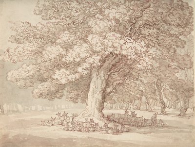 Peuroja tammen alla, 1775-1827. tekijältä Thomas Rowlandson