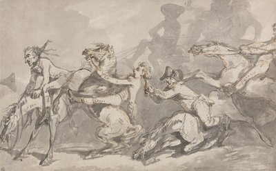 Ratsastajien törmäys tekijältä Thomas Rowlandson