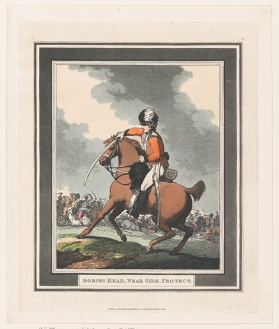 Horses Head, Near Side, Protect, 1.9.1798., 1.9.1798. tekijältä Thomas Rowlandson
