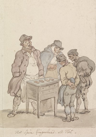 Tulinen mausteinen piparkakku, täysin tulinen tekijältä Thomas Rowlandson