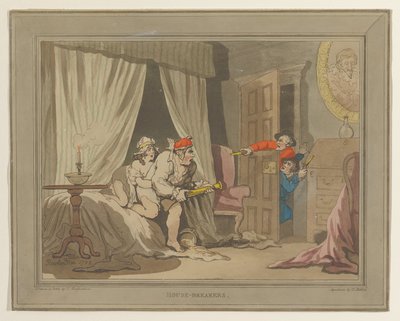 Talonmurtajat tekijältä Thomas Rowlandson