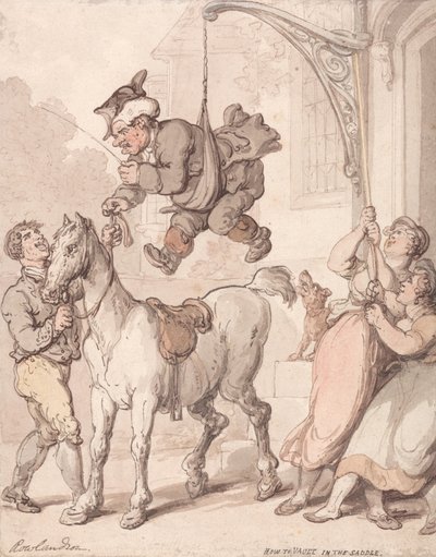 Kuinka tehdä voltti satulassa tekijältä Thomas Rowlandson