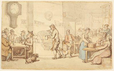 Majatalon sisustus tekijältä Thomas Rowlandson