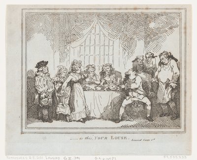 Onko tämä sinun täisi, 1787, 1787. tekijältä Thomas Rowlandson