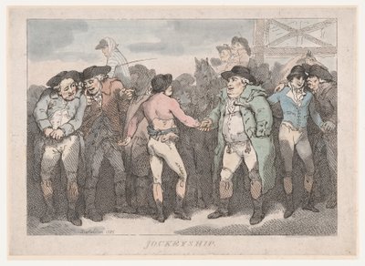 Jockeyship, 31. marraskuuta 1785, 31. marraskuuta 1785. tekijältä Thomas Rowlandson