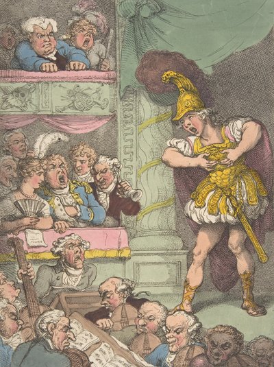 John Bull Italian oopperassa 2. lokakuuta 1811, 2. lokakuuta 1811. tekijältä Thomas Rowlandson