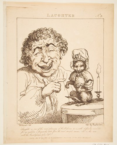 Nauru Le Brun Travested eli Karikatyyrit intohimoista, 21. tammikuuta 1800. tekijältä Thomas Rowlandson