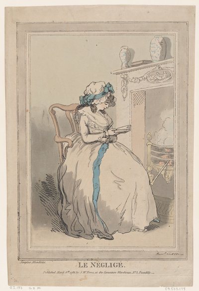 The Negligee, 6. maaliskuuta 1786, 6. maaliskuuta 1786. tekijältä Thomas Rowlandson