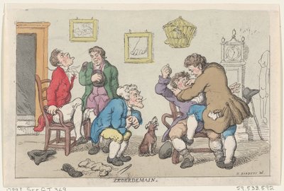 Legerdemain, 1799, 1799. tekijältä Thomas Rowlandson