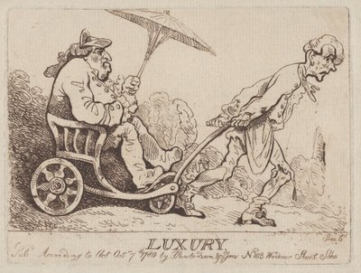 Luxury, 7. lokakuuta 1780, 7. lokakuuta 1780. tekijältä Thomas Rowlandson