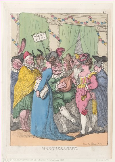 Naamiointi, [30. elokuuta 1811], uusintapainos, [30. elokuuta 1811], uusintapainos. tekijältä Thomas Rowlandson