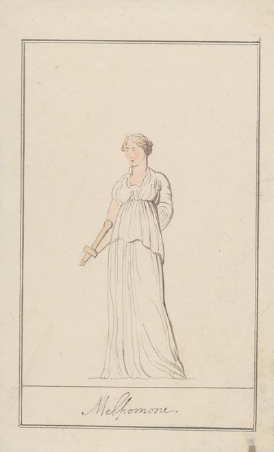 Melpomene tekijältä Thomas Rowlandson