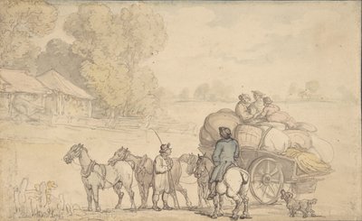 Maahanmuuttajat, 1780-1827. tekijältä Thomas Rowlandson