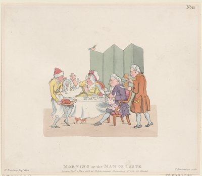 Aamu tai makumies, 1. toukokuuta 1803, 1. toukokuuta 1803. tekijältä Thomas Rowlandson