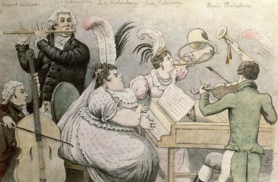 Musiikkijuhla tekijältä Thomas Rowlandson