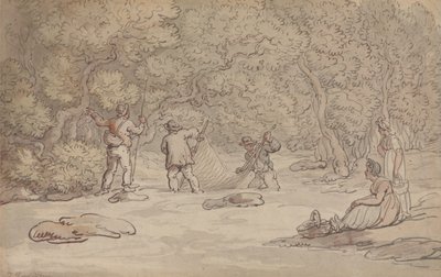 Lohialtaan verkottaminen tekijältä Thomas Rowlandson